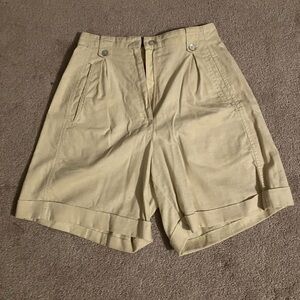 Beige Women's Bermudas